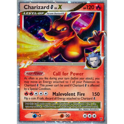 charizard lv x 143 147|charizard g pokemon.